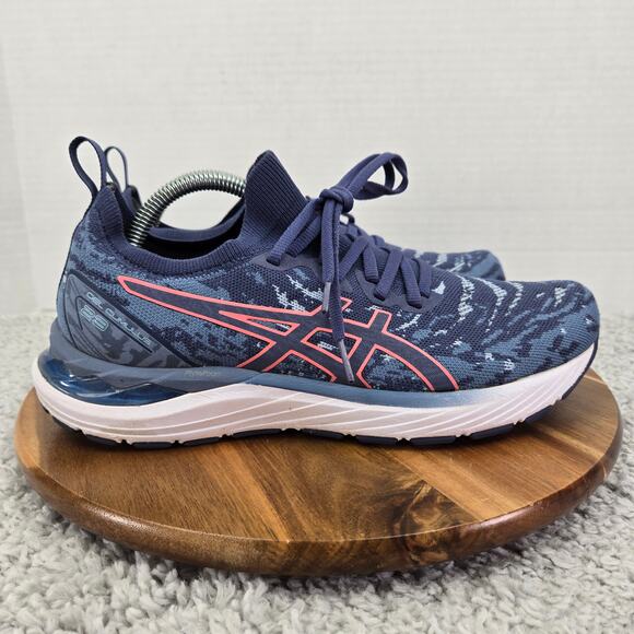 Asics Gel-Cumulus 23 MK Blue Athletic Lace Up Gym Daily Running Shoes Womens 10 - Picture 3 of 14